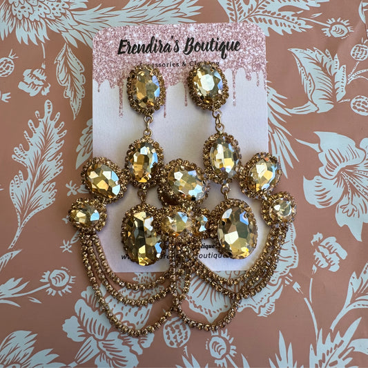 Alexa Gold Earrrings